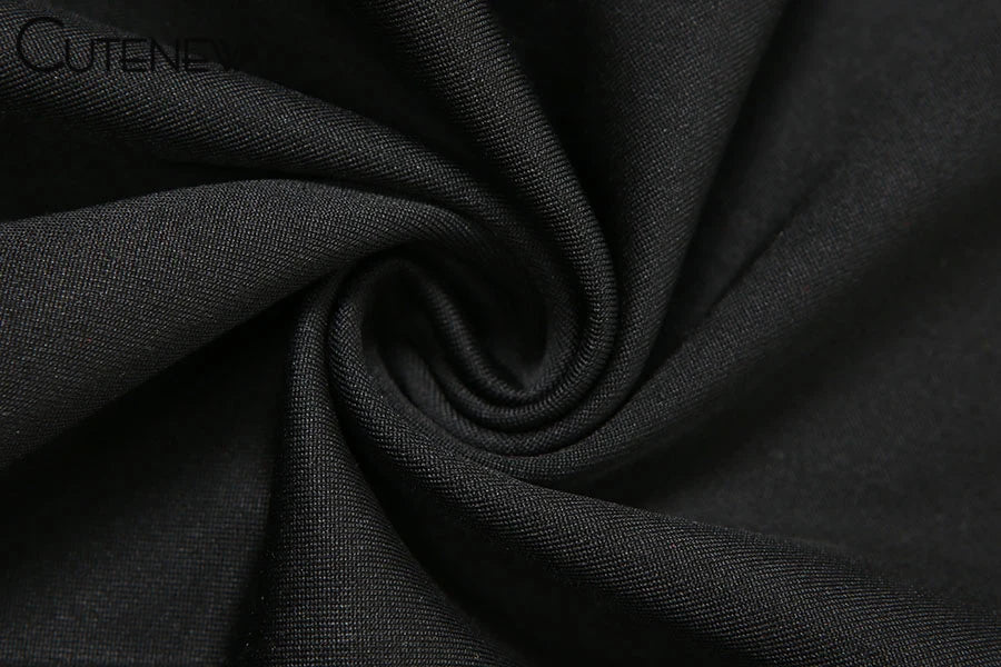 Backless Bodycon Solid Black Flare Jumpsuit