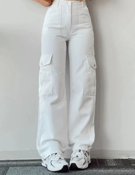 Vintage Wide Cargo Pants Streetwear