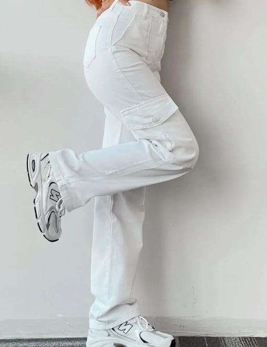 Vintage Wide Cargo Pants Streetwear