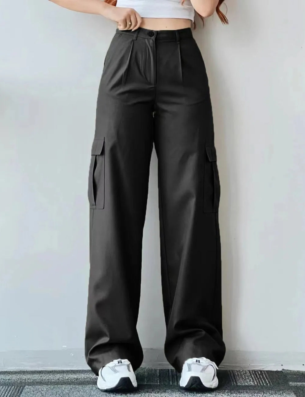 Vintage Wide Cargo Pants Streetwear