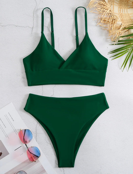 Mingi™ Hoge taille Bikini Set Zomer 2024