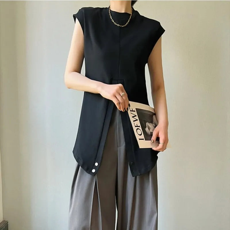 Old Money Elegant Black Top