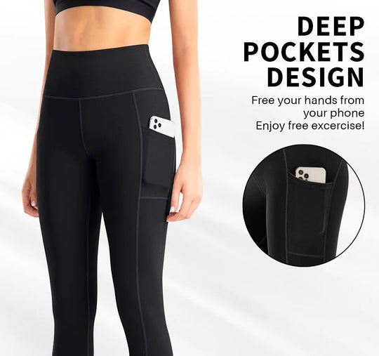 Yoga Fitness Pants with Phone Pockets
