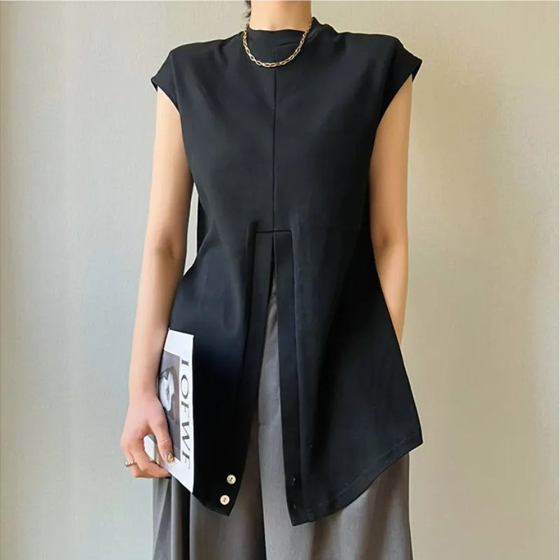 Old Money Elegant Black Top