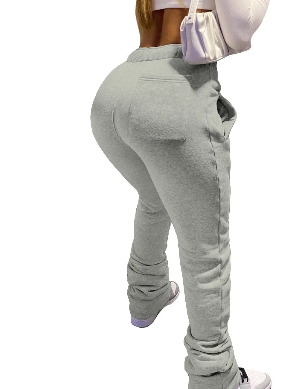 Mid Waist Sweat Pants